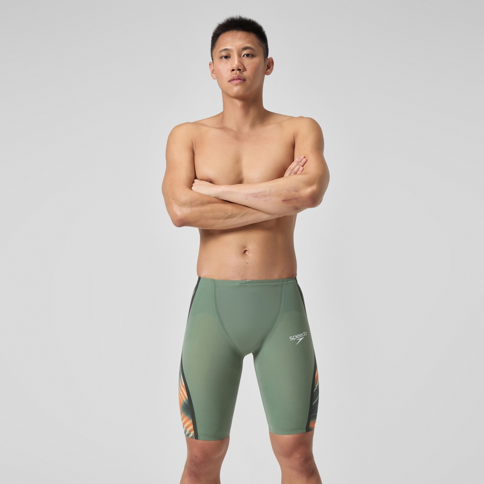 Men's Fastskin LZR Pure Intent 2.0 High Waist Jammer Green/Orange