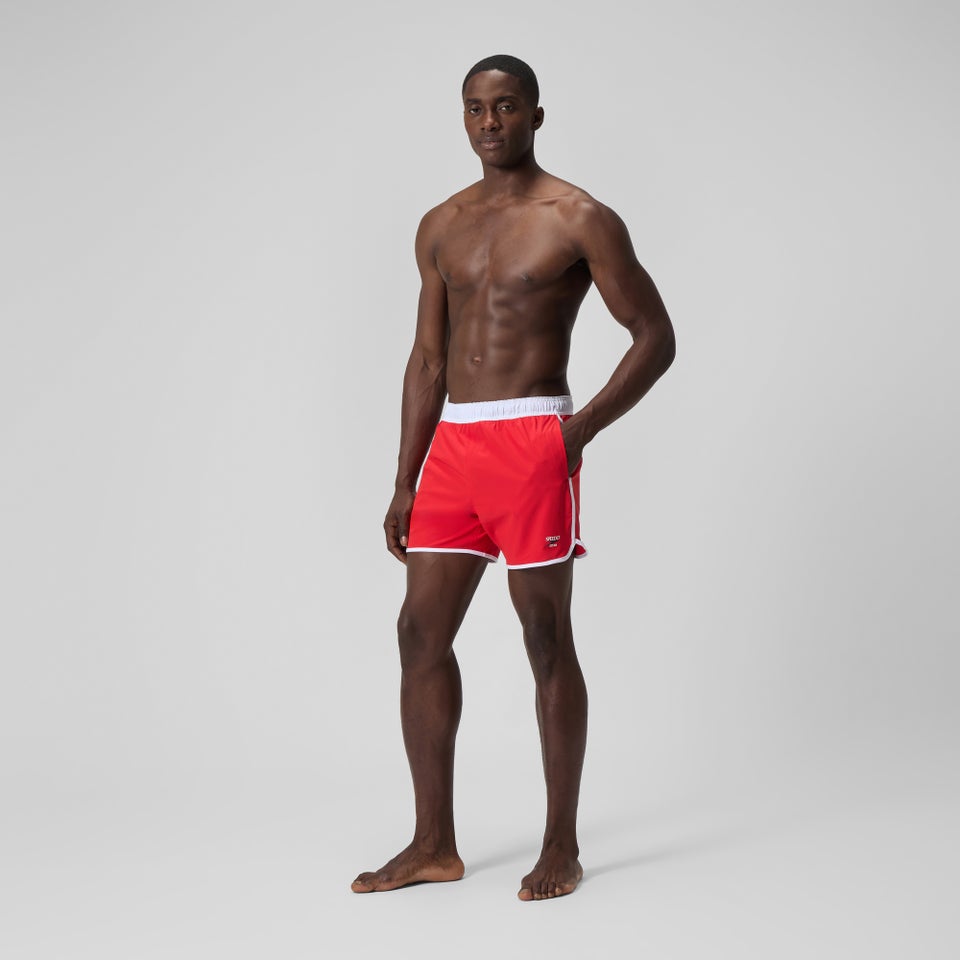 Men's Jetstream 16'' Logo Swim Shorts Red/White