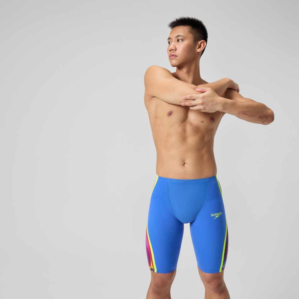 Men's Fastskin LZR Pure Intent 2.0 High Waist Jammer Blue/Yellow/Red