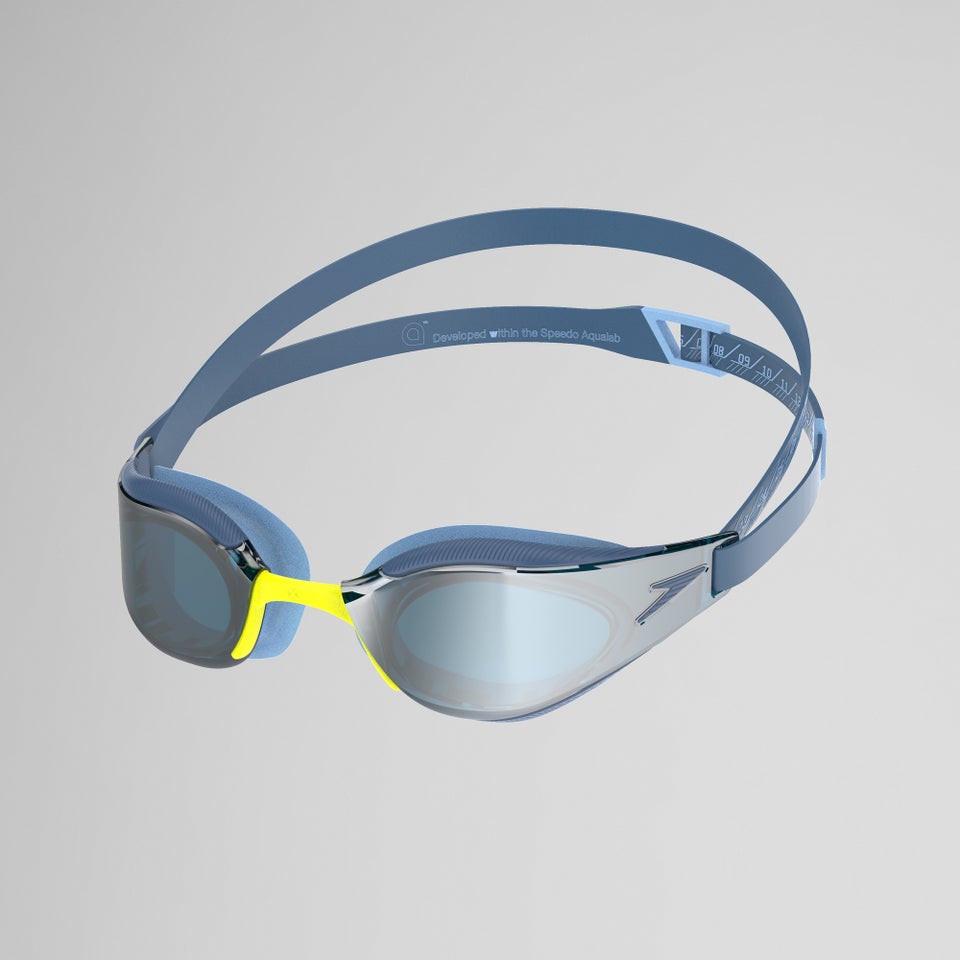 Adult Fastskin Hyper Elite Mirrored Goggles Blue/Silver