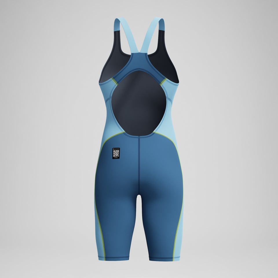 Female Fastskin HyperSpark Openback Kneeskin Blue