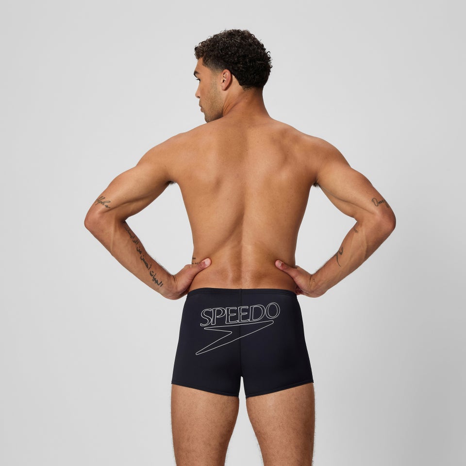 Men's Endurance+ Logo Aquashort Black