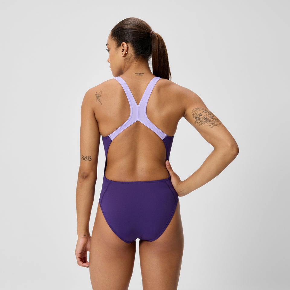 Women's Club Training Powerback Swimsuit Purple
