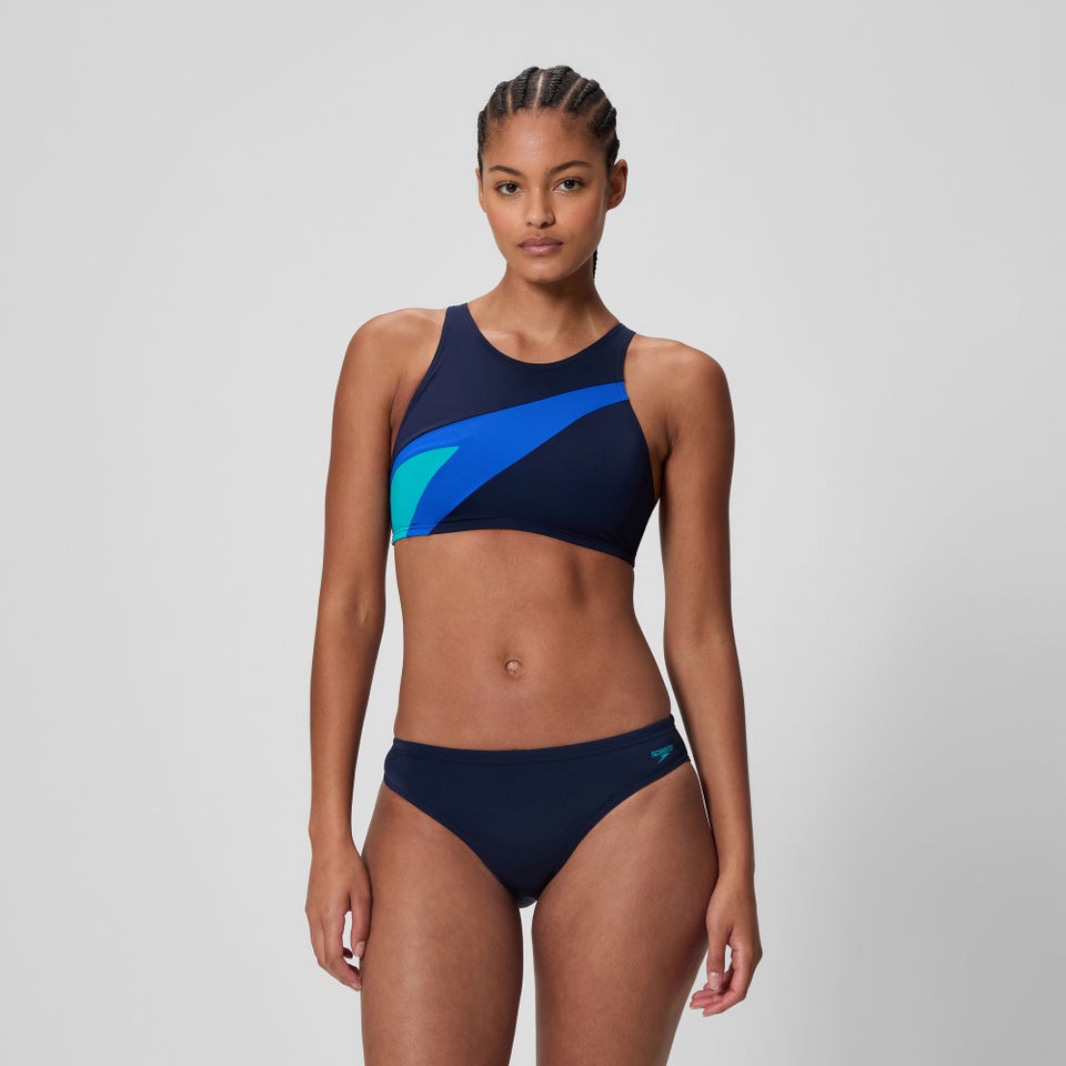 Women's Hyperboom Butterfly Back Bikini Set Navy/Blue