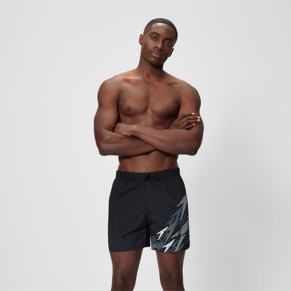 Men's Medley Logo 40cm Swim Shorts Grey/Black