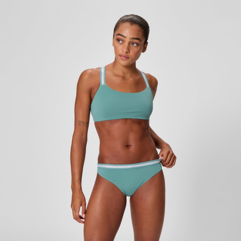 Women's V Class Performance Bikini Set Storm Green