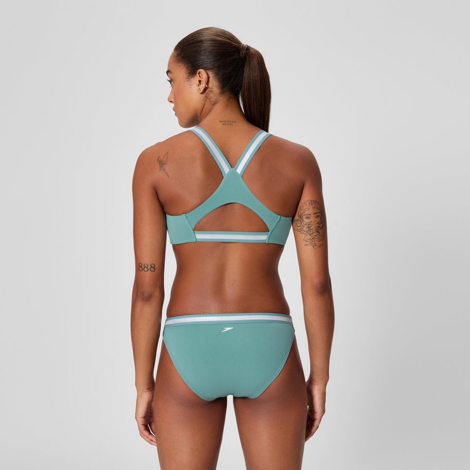 Women's V Class Performance Bikini Set Storm Green