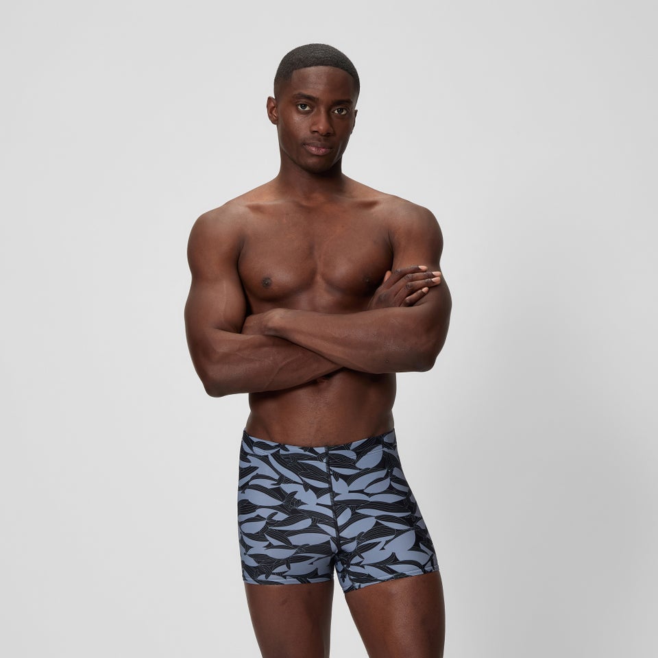Men's Beachstar Printed Aquashort Black/Grey