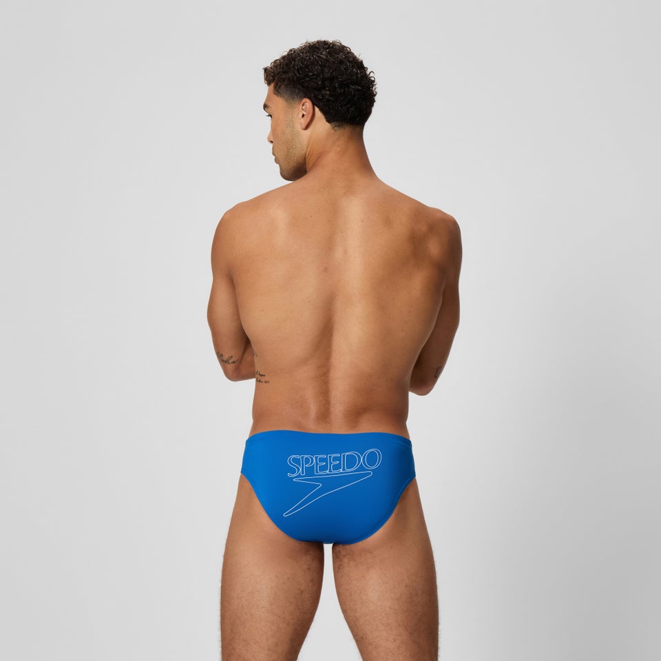 Men's Endurance+ Logo 6cm Brief Blue