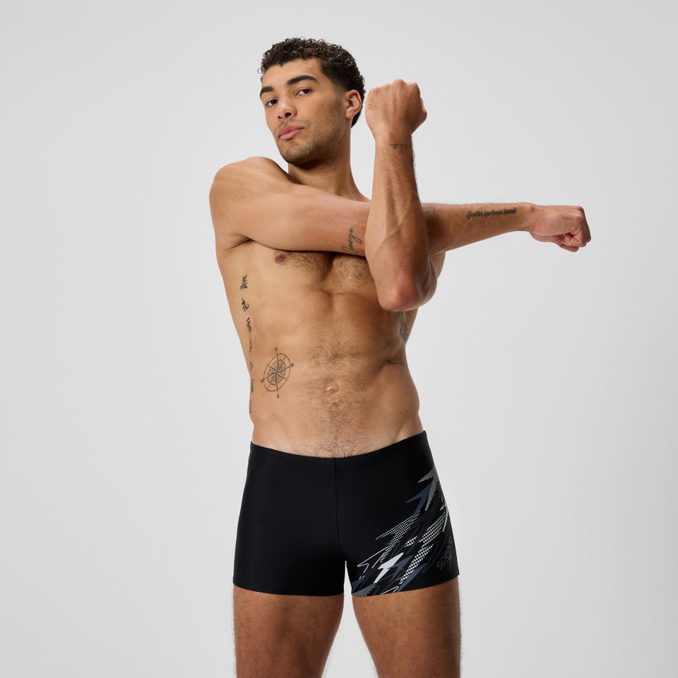Men's Medley Logo Aquashort Grey/Black